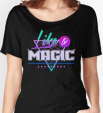 Wie eine Magie (schwarzer Hintergrund) Baggyfit T-Shirt
