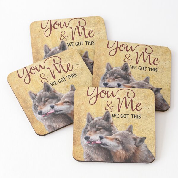 Item preview, Wolf Couple You And Me We Got This vintage designed and sold by AlwineSeidel.