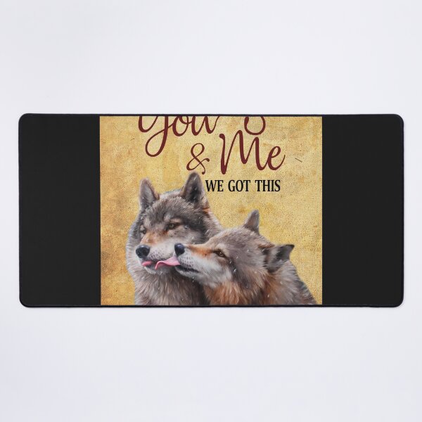 Item preview, Wolf Couple You And Me We Got This vintage designed and sold by AlwineSeidel.