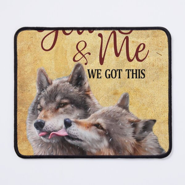 Item preview, Wolf Couple You And Me We Got This vintage designed and sold by AlwineSeidel.