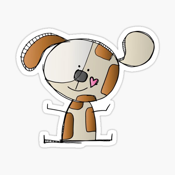 Item preview, Scrappy Patchy Puppy designed and sold by fromthepond.