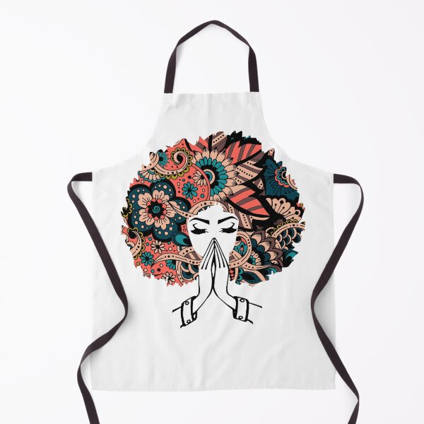 Item preview, Afro Natural Hair Black Queen Black Woman Praying designed and sold by Kamnna.