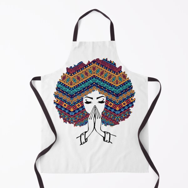 Item preview, Afro Natural Hair Black Queen Black Woman Praying designed and sold by Kamnna.