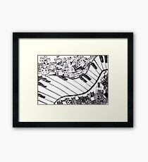 Music. Love. Framed Print