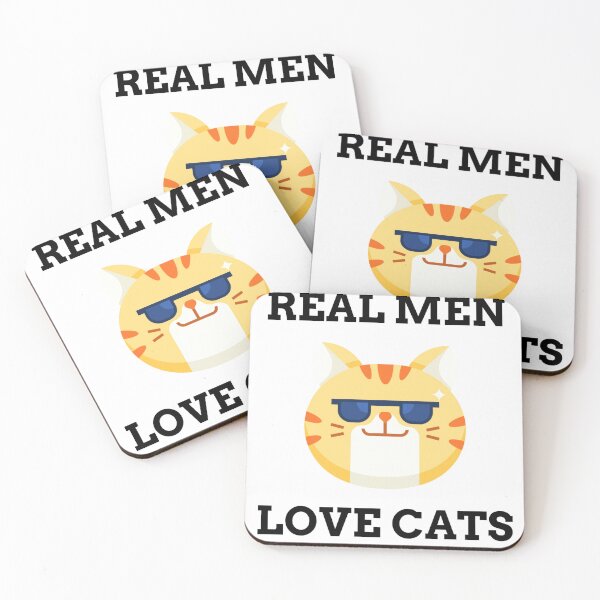 Item preview, Real Men Love Cats - For Catmom / Catdad designed and sold by MythicModern.