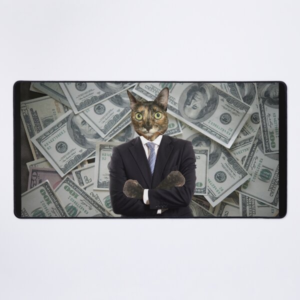 Item preview, millionaire businessman cat designed and sold by uchix.