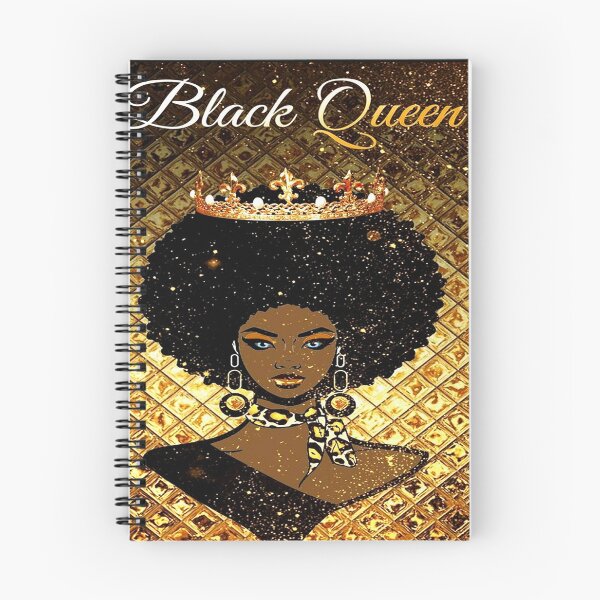 Item preview, Afro Goddess Black Woman Crown In Afro Hair Gold designed and sold by EllenKarl.