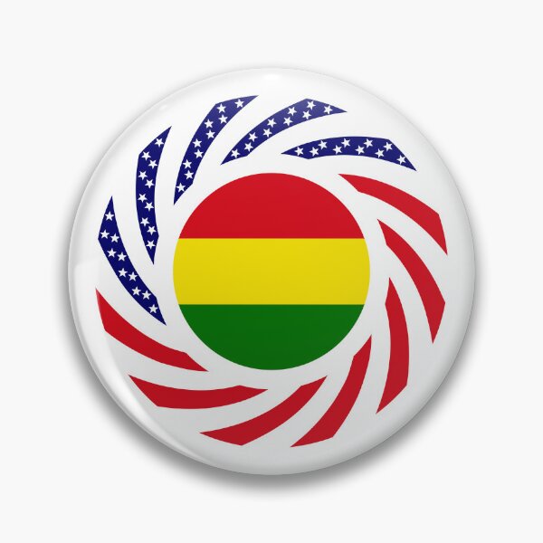 Item preview, Bolivian American Multinational Patriot Flag Series designed and sold by Carbon-Fibre Media.