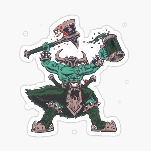 The Beerbarian Sticker
