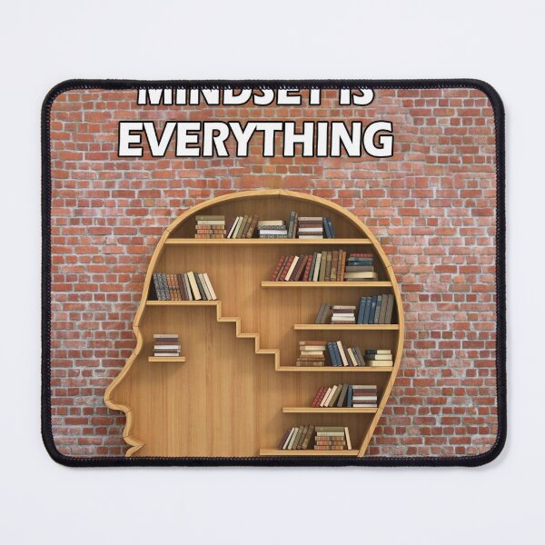 Item preview, Vintage Book Library Mindset Is Everything  designed and sold by ThiloWegener.