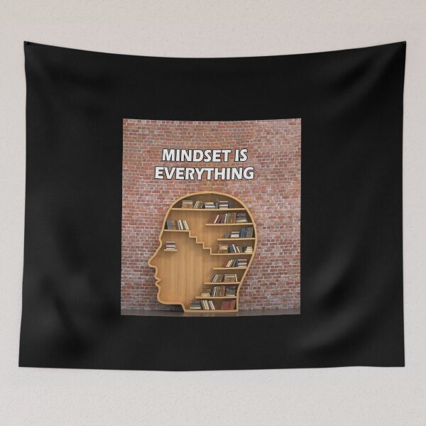 Item preview, Vintage Book Library Mindset Is Everything  designed and sold by ThiloWegener.