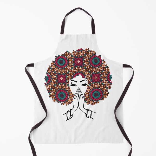 Item preview, Afro Natural Hair Black Queen Black Woman Praying designed and sold by Kamnna.