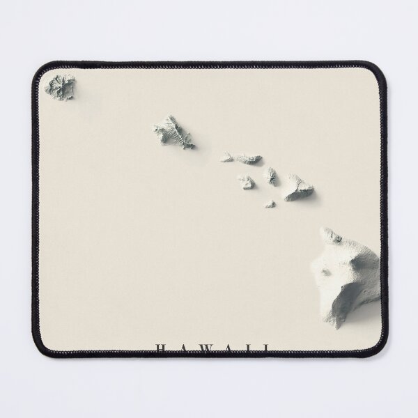 Item preview, Hawaii Shaded Relief Map 3D digitally-rendered designed and sold by ThinkAboutMaps.
