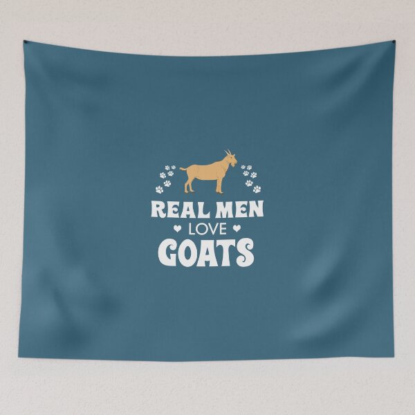Item preview, Real Men Love Goats  designed and sold by AlwaysAwesome.