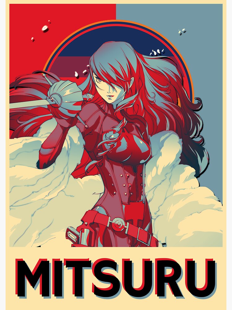 Persona 3 - Mitsuru Kirijo Sticker for Sale by cantinhonifty