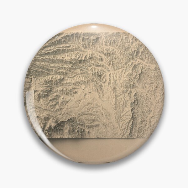 Item preview, Kansas Shaded Relief Map 3D digitally-rendered designed and sold by ThinkAboutMaps.