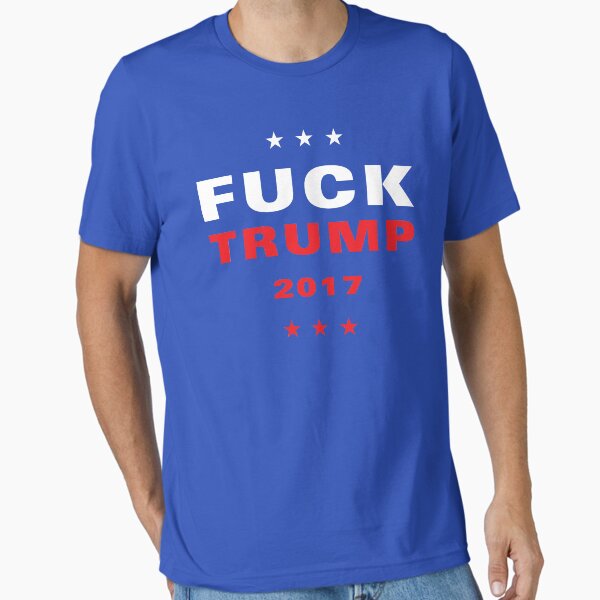 Vista previa del artículo con la obra «Fuck Trump 2017 - Invertido», diseñado y vendido por s0c001.