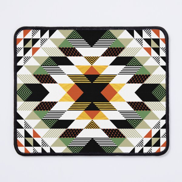 Item preview, Native American Green And Golden Pattern designed and sold by Mariel Toigo.