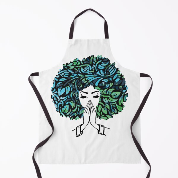 Item preview, Afro Natural Hair Black Queen Black Woman Praying designed and sold by Kamnna.