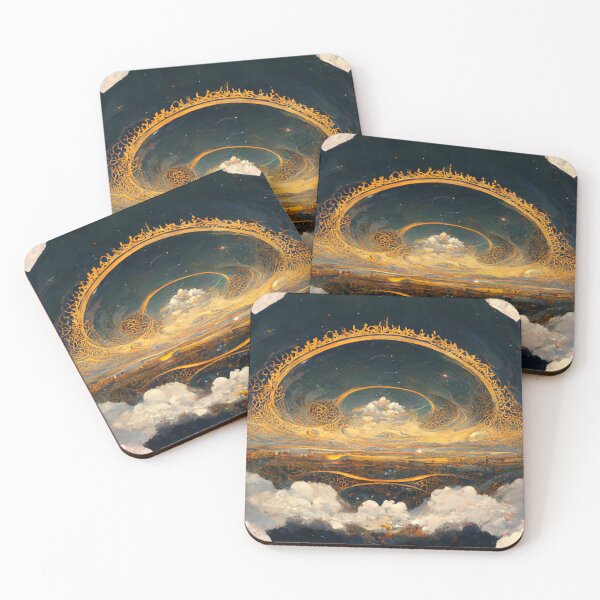 Item preview, Gold Scrolled Sky Concept Art designed and sold by RadicalWombat.