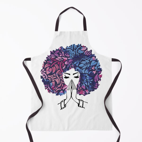 Item preview, Afro Natural Hair Black Queen Black Woman Praying designed and sold by Kamnna.