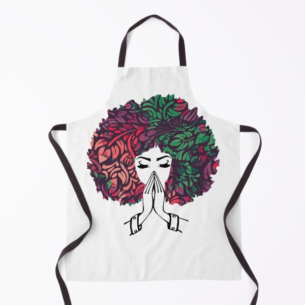 Item preview, Afro Natural Hair Black Queen Black Woman Praying designed and sold by Kamnna.