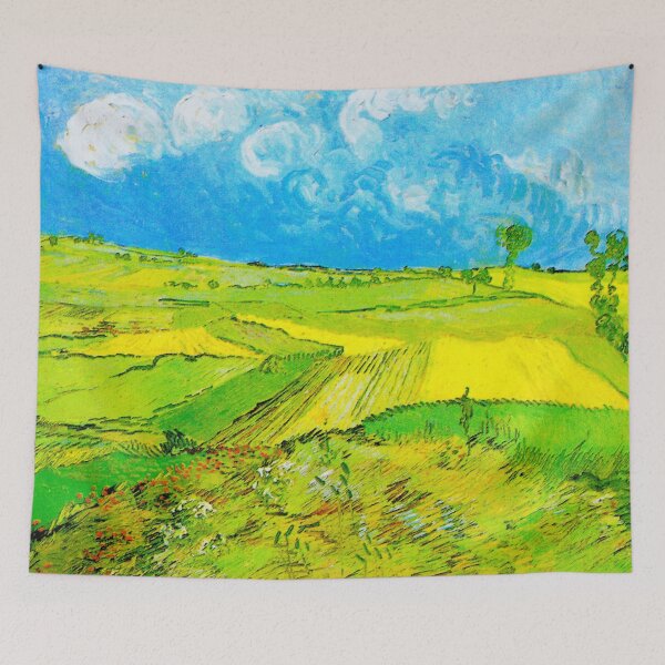 Item preview, Wheat Fields after the Rain - Vincent van Gogh designed and sold by SimpleJoyStyle.