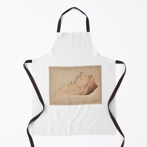 Item preview, Kentucky Shaded Relief Map 3D digitally-rendered designed and sold by ThinkAboutMaps.