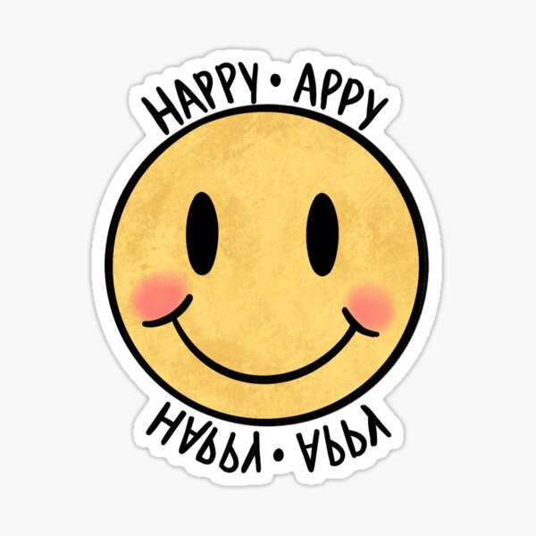 Happy Appy App State Sticker