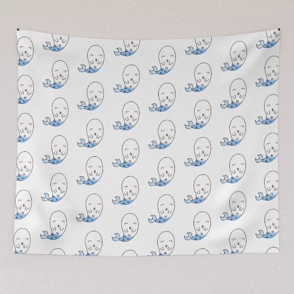 Item preview, Cute pisces ghost designed and sold by rainbowcho.