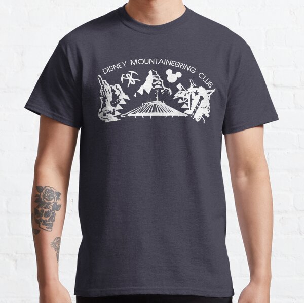 Big Thunder Splash Space Mountain Railroad Disney Climb Every Mountain T-Shirt