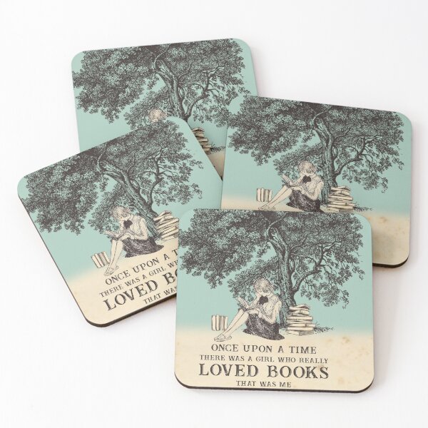 Item preview, Book Once Upon A Time Heart Bookworm  designed and sold by HelmaNowak.