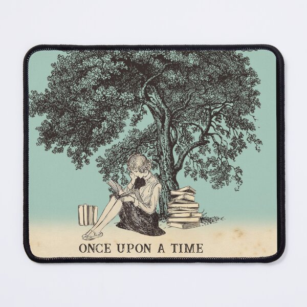 Item preview, Book Once Upon A Time Heart Bookworm  designed and sold by HelmaNowak.
