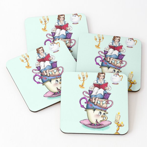 Item preview, Beauty Reading And Mrs. Potts Girl Bookworm designed and sold by HelmaNowak.