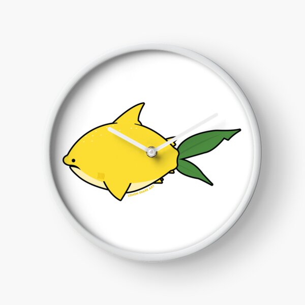Lemon Shark Clock
