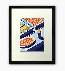 Night in Seoul - Street Food Framed Print