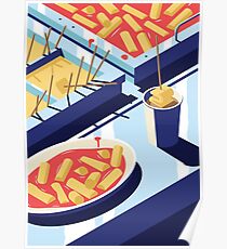 Night in Seoul - Street Food Poster