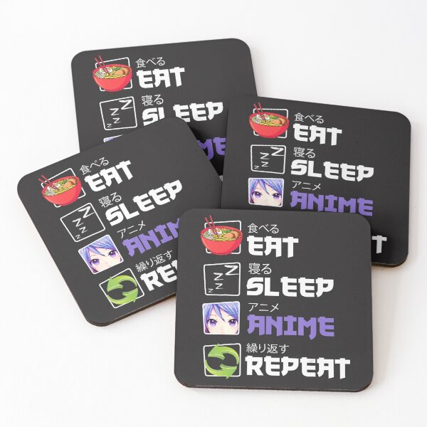 Item preview, Fun  Eat Sleep Anime Repeat Anime Japan Manga Gift  designed and sold by lameydommert.