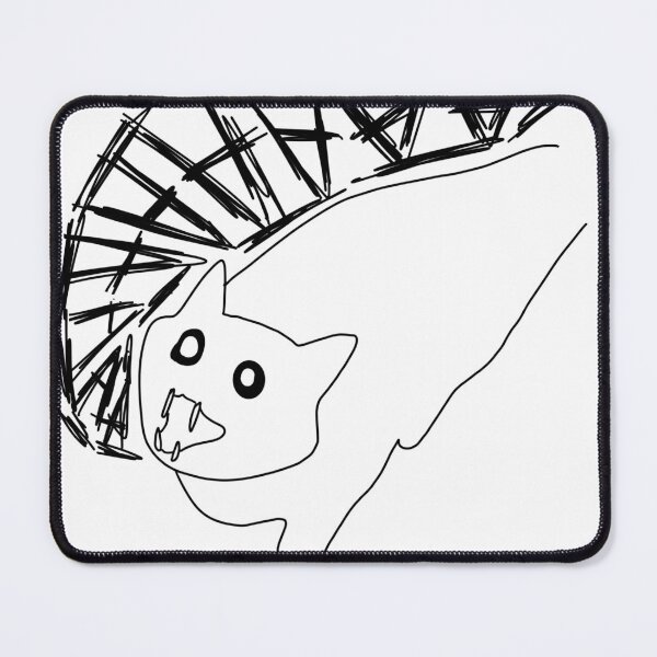 Item preview, cat meme “screamo cat” designed and sold by Wamsjams.