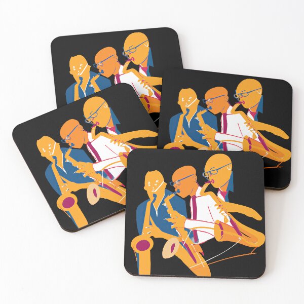 Item preview, Abstract Saxophone Trio Print designed and sold by ThePurpleMelon.