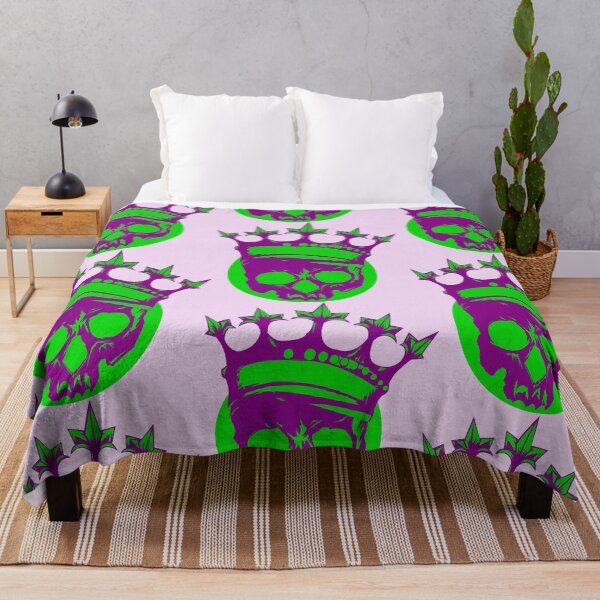 Item preview, 80s, retro, neon, skull, skull king, king, neon skull, bright, spring designed and sold by SavageLegion.