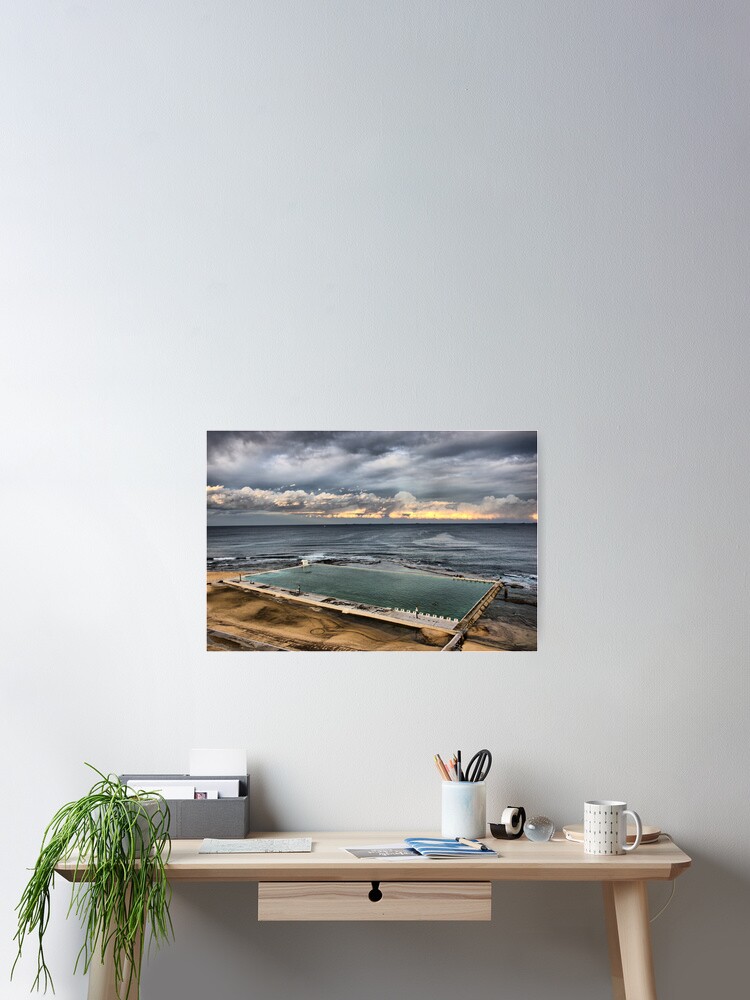 Thumbnail 2 of 3, Poster, My Local Pool designed and sold by monkeyfoto.