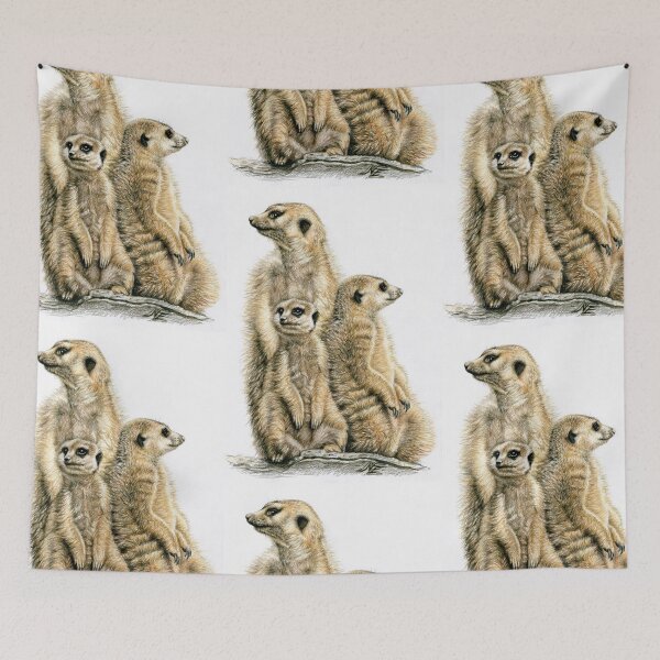 Item preview, Meerkats Family - Die Erdmännchen designed and sold by Arts & Dogs.