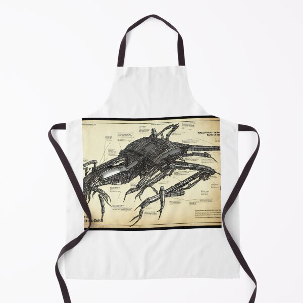 Item preview, Steampunk insect robot blueprints designed and sold by Omar Lopez-Rincon.