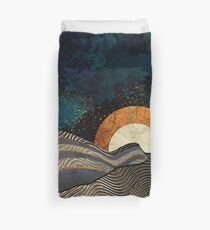 Gold & Silver Fields Duvet Cover