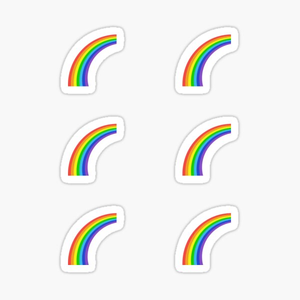 "Rainbow Pride Stickers" Sticker for Sale by KawaiiDreamland Redbubble