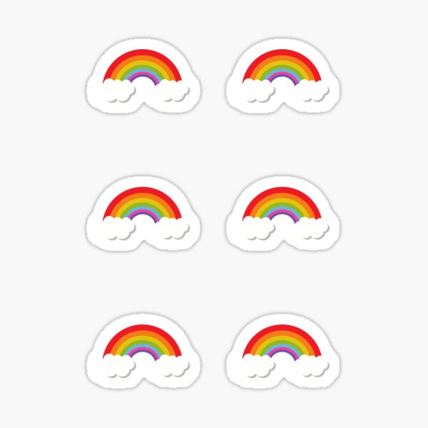 "Rainbow Pride Stickers" Sticker for Sale by KawaiiDreamland Redbubble