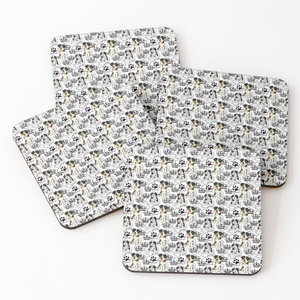 Item preview, Black and White Dogs are King Pattern designed and sold by BaerDesign.