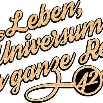 Vorschaubild zum Design Leben, Universum und der Rest von dynamitfrosch