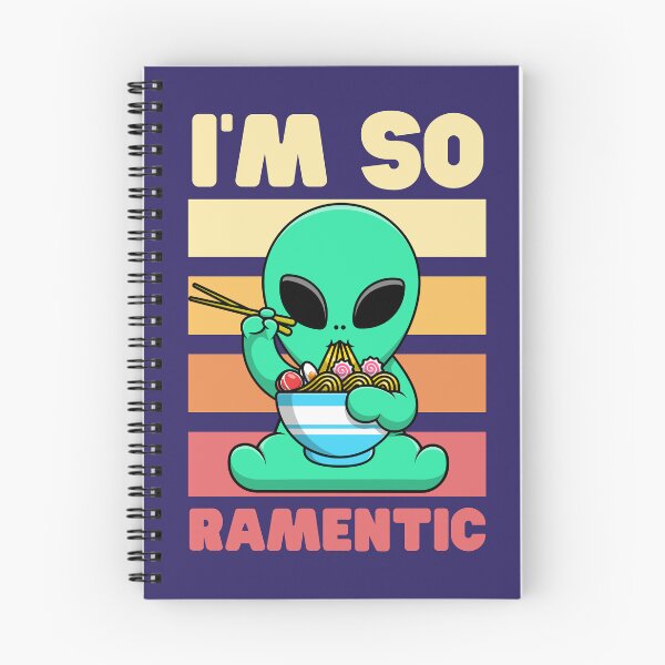 Item preview, I'm so Ramentic: Alien Loves Ramen designed and sold by Keep Smiling.